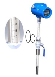 防爆熱式氣體質量流量計一體型安裝結構圖